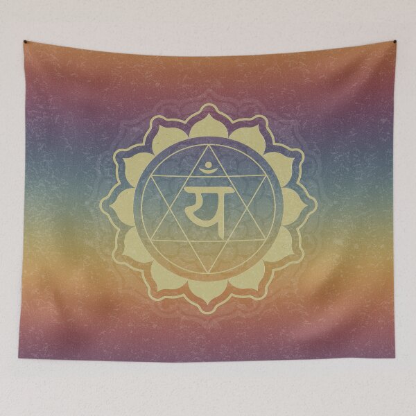 Item preview, Heart Chakra Mandala - Rainbow Sunset + Gold designed and sold by Irene Estelle.