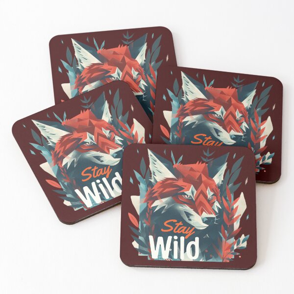Item preview, Modern Geometry: Stay Wild Typography designed and sold by Ace Apparel  Attire.