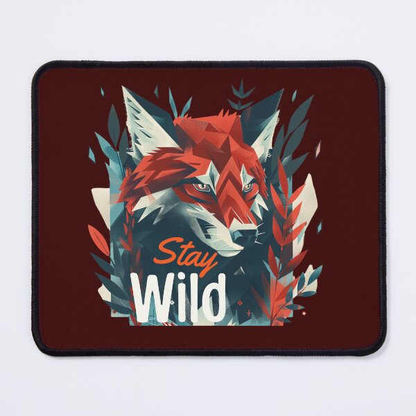 Item preview, Modern Geometry: Stay Wild Typography designed and sold by Ace Apparel Attire.