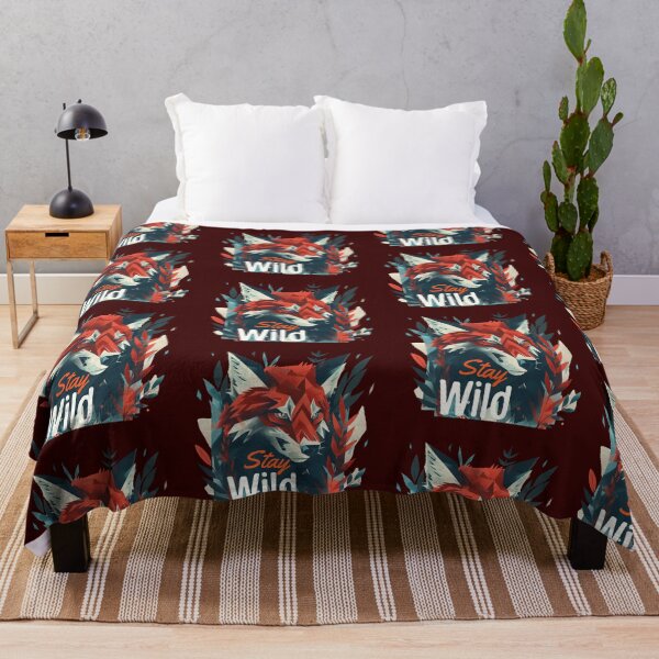 Item preview, Modern Geometry: Stay Wild Typography designed and sold by Ace Apparel  Attire.