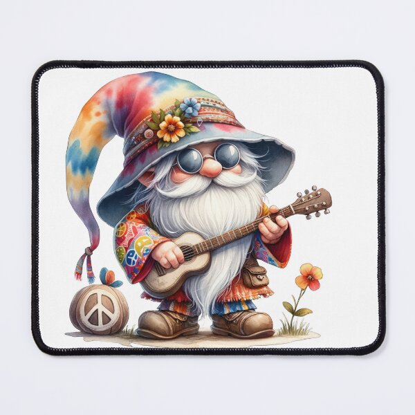 Item preview, Cute Rainbow Hippie Gnome designed and sold by Magnuna.
