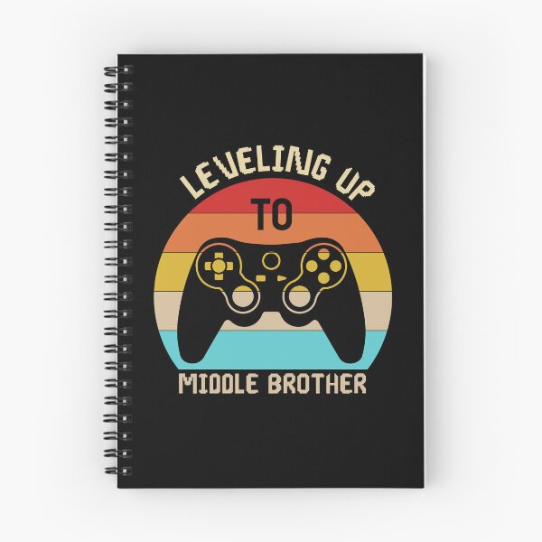 Item preview, Leveling up to Middle Brother, gamer vintage new brother Toddler  designed and sold by Dapper-Art.