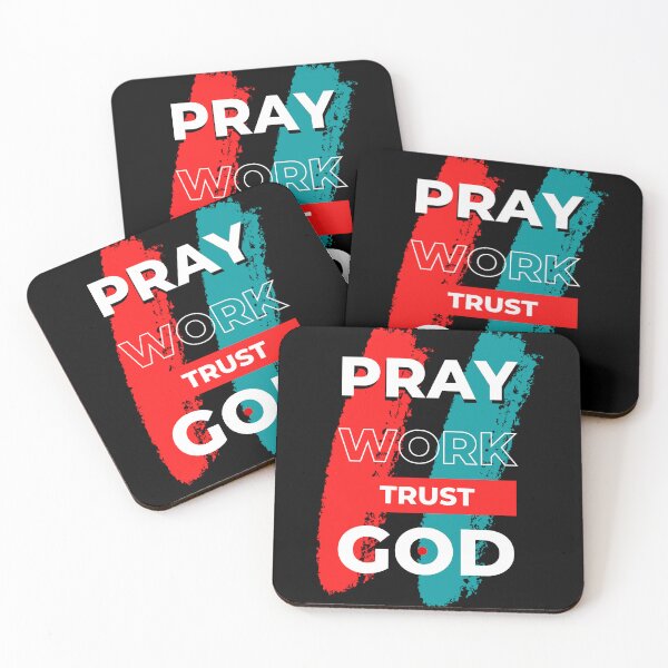 Item preview, Pray Work Trust God by Belle Treasure Chest designed and sold by Luetta  Stuger- Fleming.