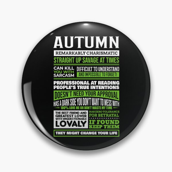 Item preview, Autumn Girl Name Definition designed and sold by Share-me.