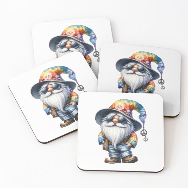 Item preview, Cute Rainbow Hippie Gnome designed and sold by Magnuna.