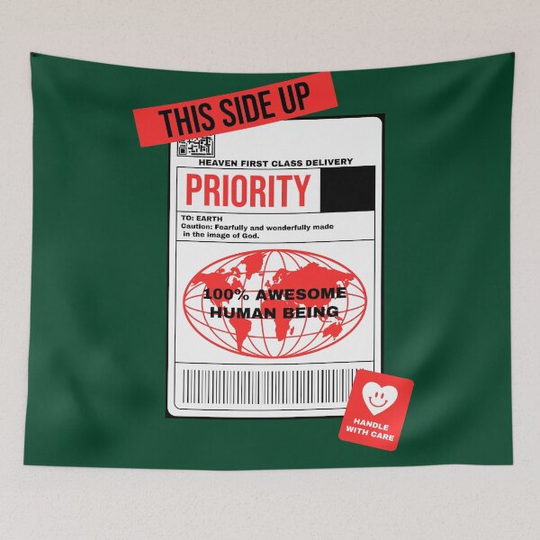 Item preview, Heaven First Class Delivery, Shipping Label By God, God's Image designed and sold by 3nityoneart.