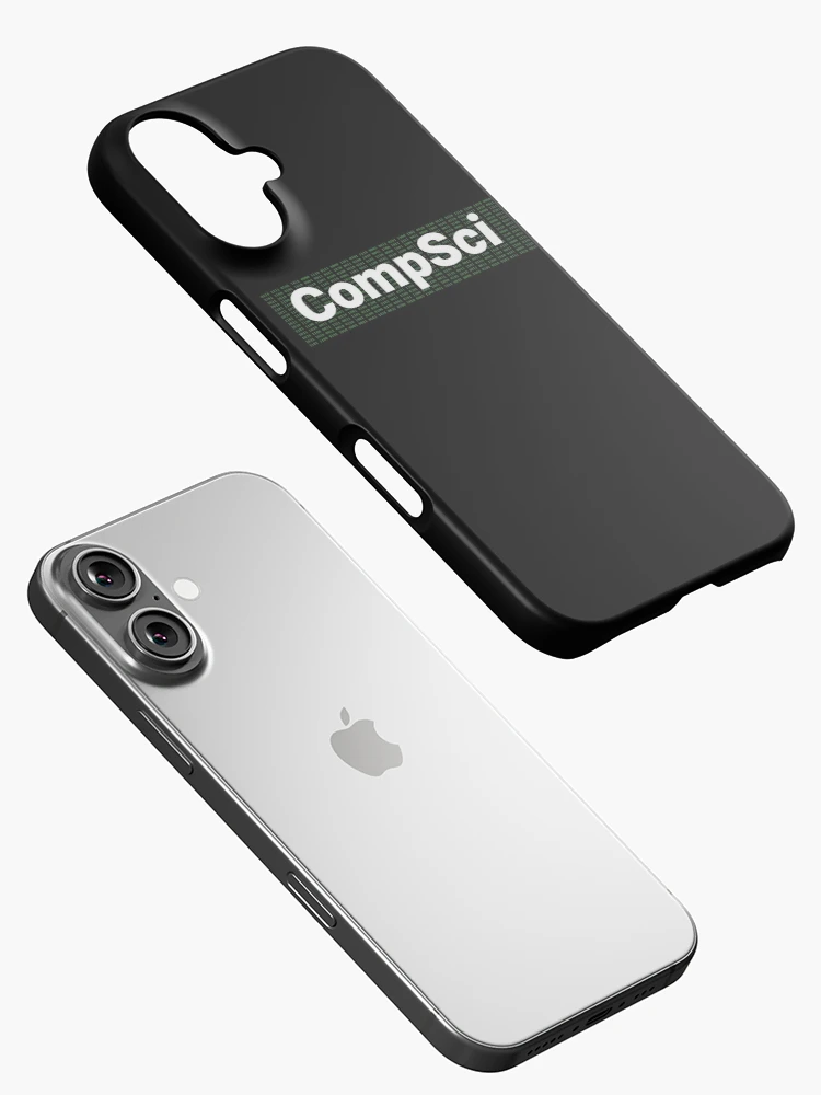 Thumbnail 2 of 4, iPhone Case, CompSci - Computer Science designed and sold by ZeroUK.