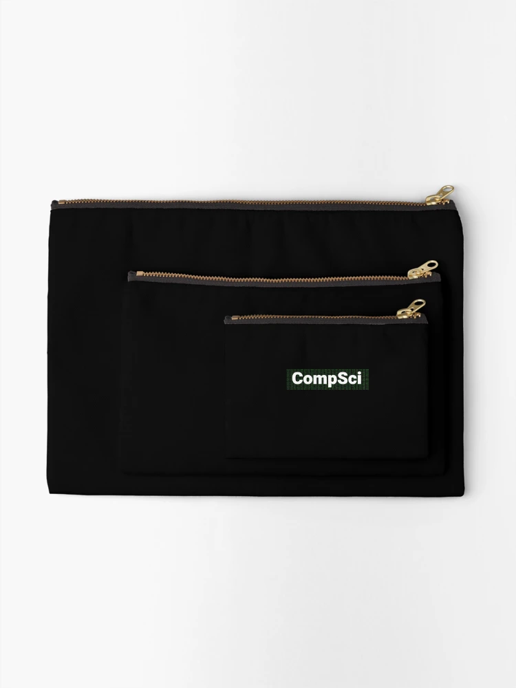 Thumbnail 2 of 4, Zipper Pouch, CompSci - Computer Science designed and sold by ZeroUK.