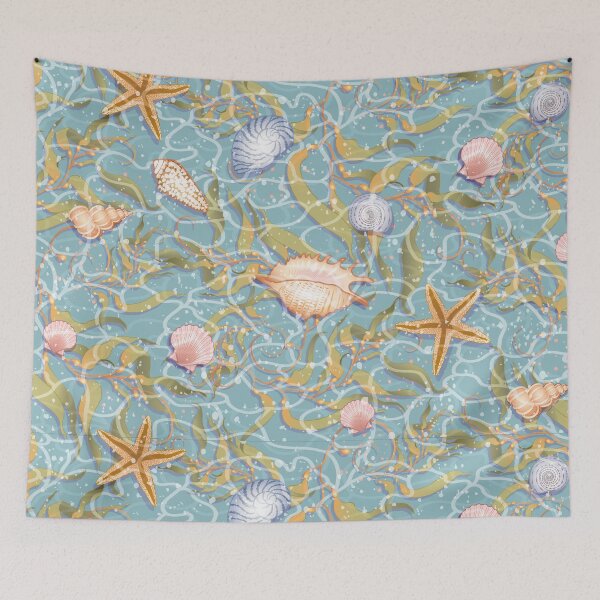 Item preview, Shells in Shallow Water designed and sold by Pamelandia.
