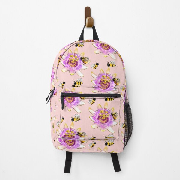 Item preview, Bee themed Whimsical Botanical Garden Art: Hand-Drawn Flower Designs & Gifts designed and sold by Artonmytee.