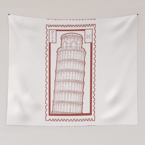 Item preview, Pisa, Italy Stamp designed and sold by MoonLilly18.