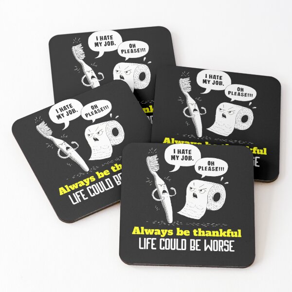 Item preview, Brush It Off, Be Thankful: Funny Bathroom Humor designed and sold by SpeakingPrint2.