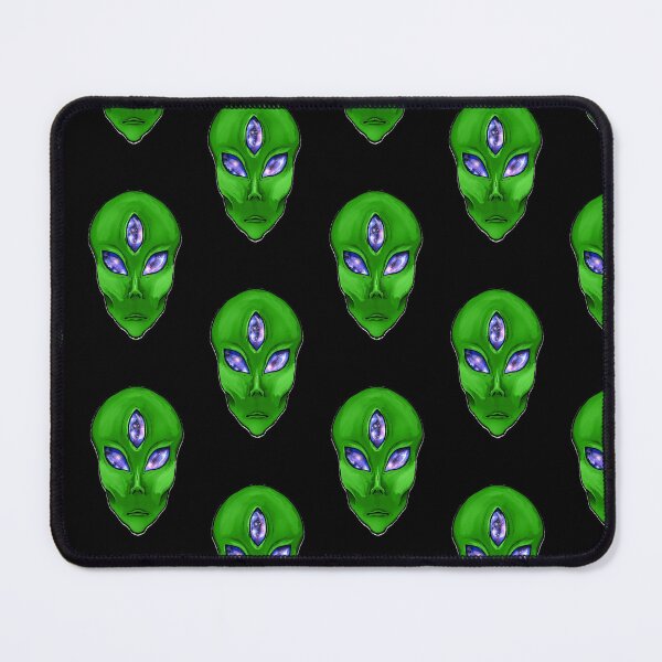 Item preview, Green 3 galaxy eyed alien designed and sold by Bailey Swinney.