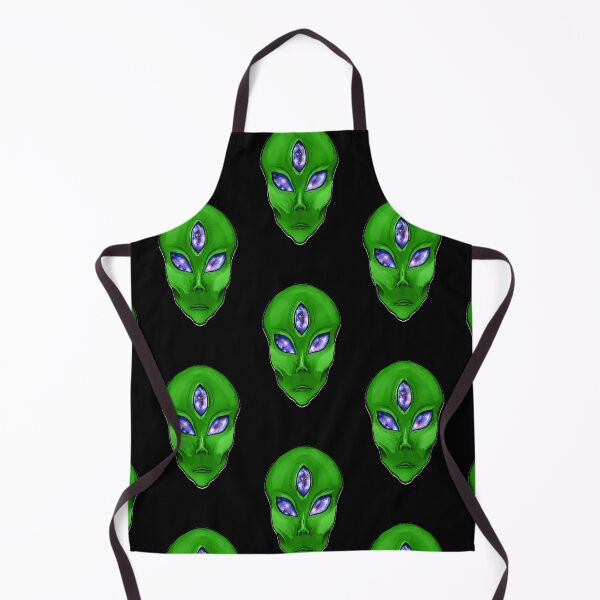 Item preview, Green 3 galaxy eyed alien designed and sold by Bailey Swinney.