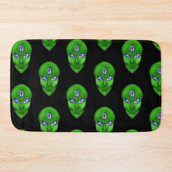 Item preview, Green 3 galaxy eyed alien designed and sold by Bailey Swinney.