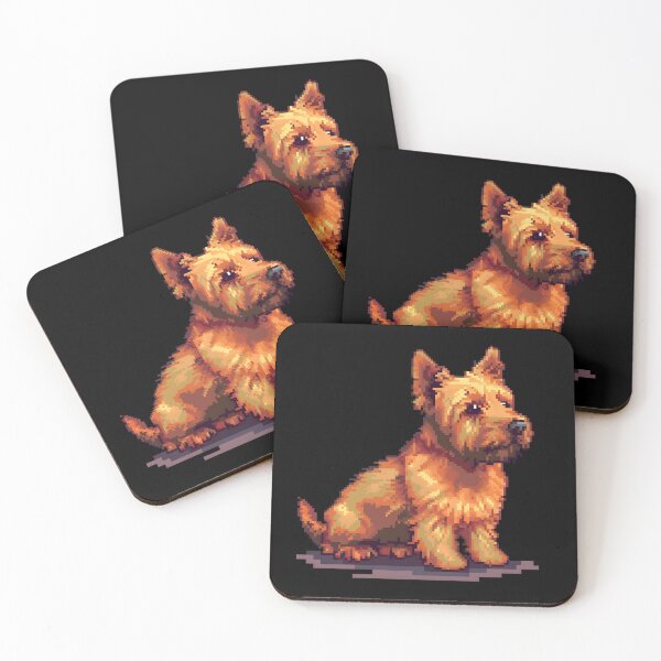 Item preview, 16-bit Pixel Art Norwich Terrier designed and sold by CUTEDOGGIEZ.