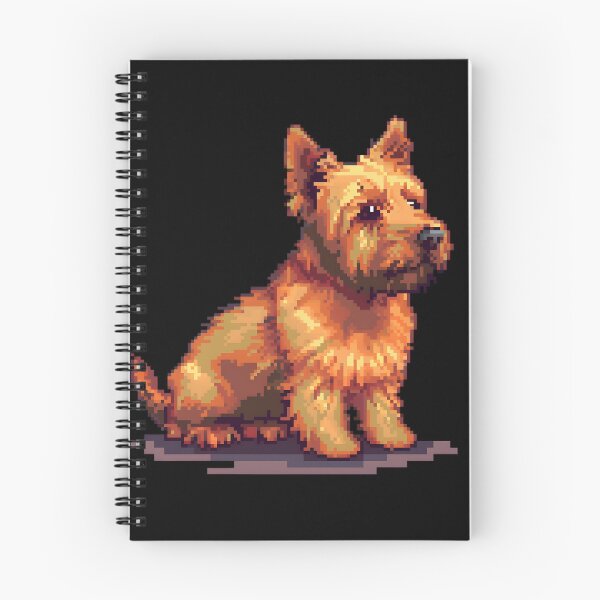 Artikelvorschau, 16-bit-pixelkunst Norwich Terrier entworfen und verkauft von CUTEDOGGIEZ.