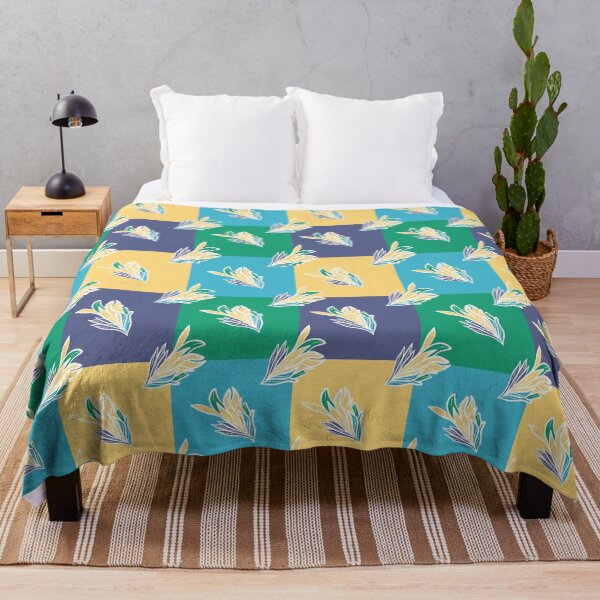 Item preview, Checkered pattern with flowers designed and sold by Mashusha-art.