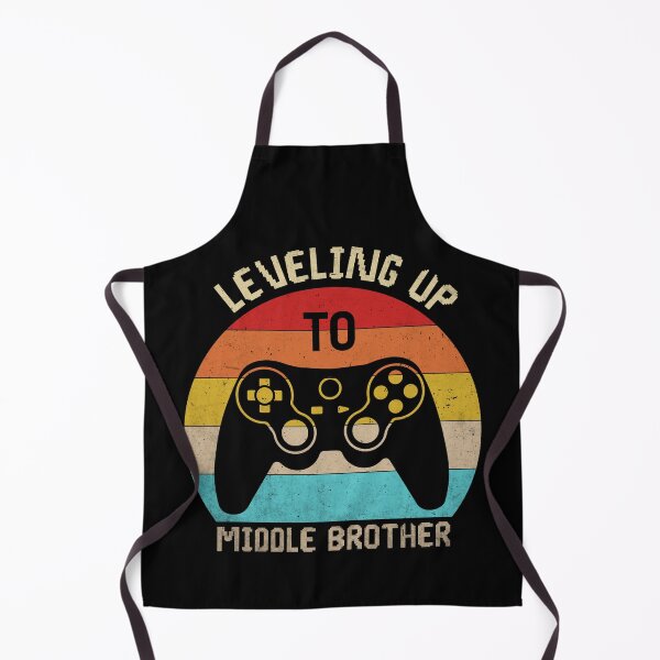 Item preview, Leveling up to Middle Brother, gamer vintage new brother Toddler designed and sold by Dapper-Art.