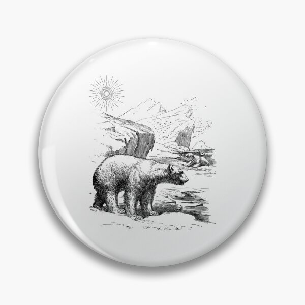 Item preview, The Big Bear Of Bad News Minimalist Art designed and sold by MikaMorehead.