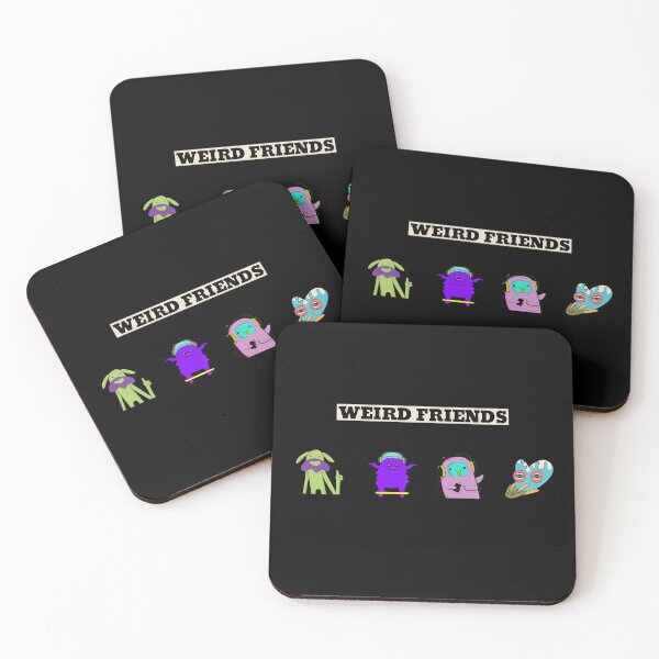 Item preview,  Weird friends with graphic illustration   designed and sold by SweetLimeShop.
