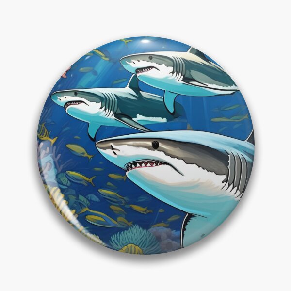 Item preview, Great White Shark Gangs in Deep Blue Sea Zoo Pals designed and sold by sportsimpact.