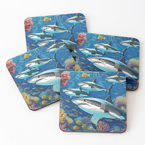 Item preview, Great White Shark Gangs in Deep Blue Sea Zoo Pals designed and sold by sportsimpact.