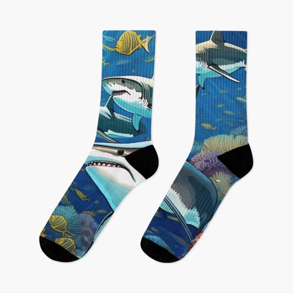 Item preview, Great White Shark Gangs in Deep Blue Sea Zoo Pals designed and sold by sportsimpact.