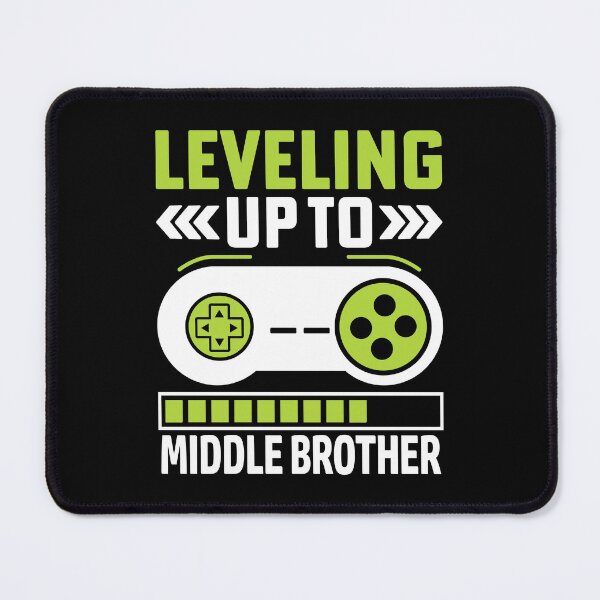 Item preview, Leveling up to Middle Brother, gamer new brother Toddler designed and sold by Dapper-Art.