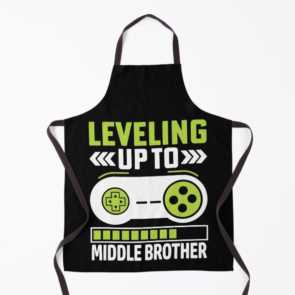 Item preview, Leveling up to Middle Brother, gamer new brother Toddler designed and sold by Dapper-Art.