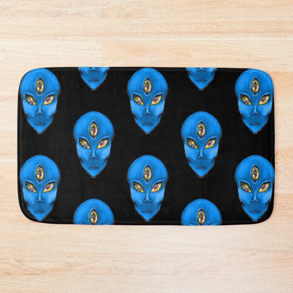 Item preview, Blue 3 galaxy eyed alien designed and sold by Bailey Swinney.