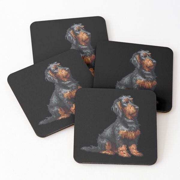 Item preview, 16-bit Pixel Art Otterhound designed and sold by CUTEDOGGIEZ.