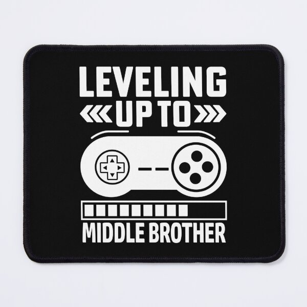 Item preview, Leveling up to Middle Brother, gamer new brother Toddler designed and sold by Dapper-Art.