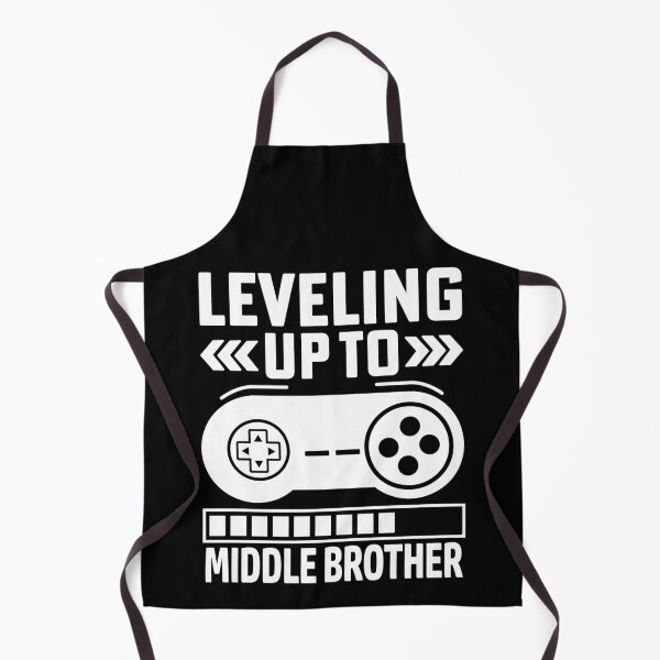 Item preview, Leveling up to Middle Brother, gamer new brother Toddler designed and sold by Dapper-Art.