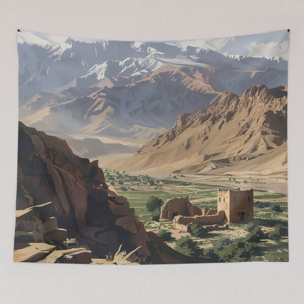 Item preview, Afghanistan | Red minimalism designed and sold by ComicsFactory.