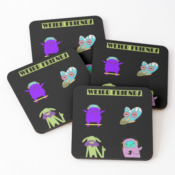 Item preview,   Weird friends with graphic illustration   designed and sold by SweetLimeShop.
