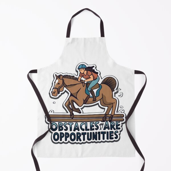 Item preview, Jumping Horse Over Hurdle - Obstacles Are Opportunities Comic designed and sold by NiftyWrx.