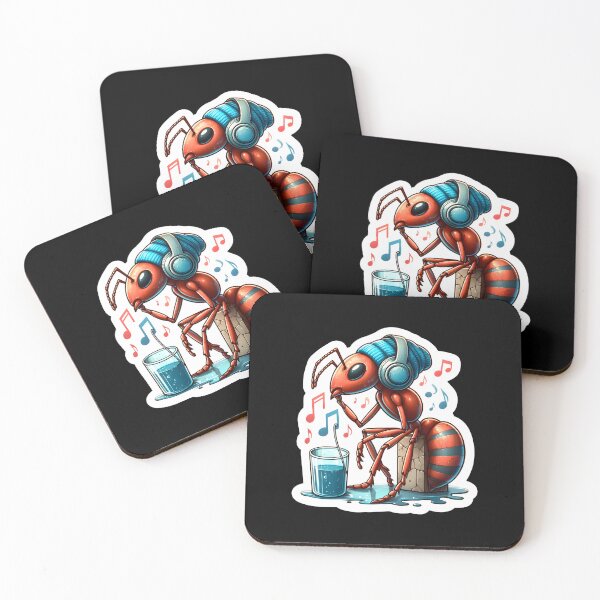 Item preview, Cute Ant Listening To Music lover designed and sold by styleonestaa.