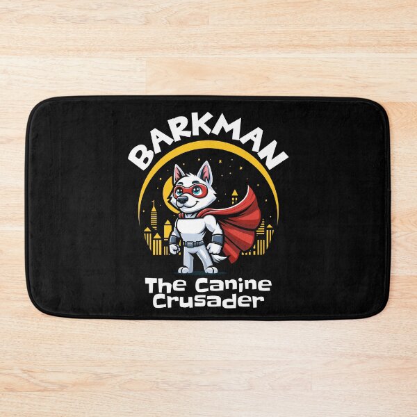 Artikelvorschau, Weißer Schäferhund als Barkman Canine Crusader entworfen und verkauft von RockBeeDesigns.