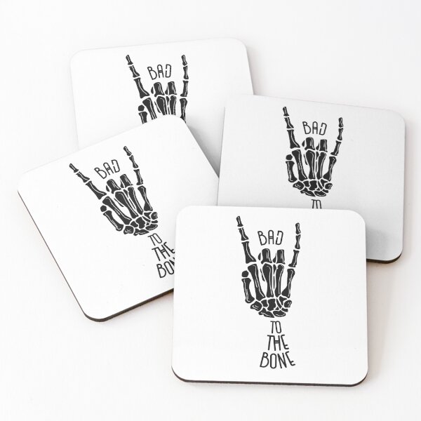 Item preview, Bad to the Bone (Black) designed and sold by LyndaNoel Design.