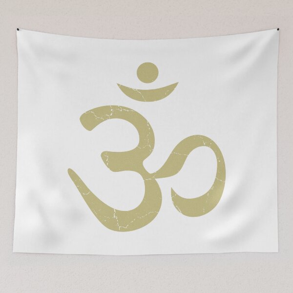 Item preview, OM Bija - Snow + Gold designed and sold by Irene Estelle.