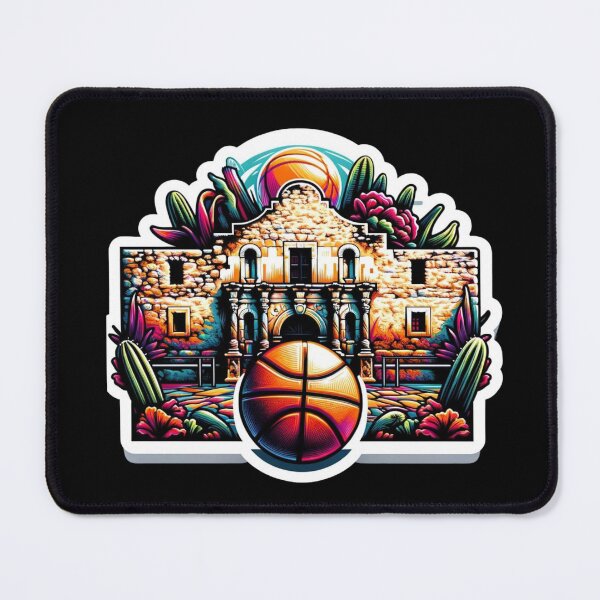 Item preview, Alamo Hoop Dreams designed and sold by pixelpulsenyc.