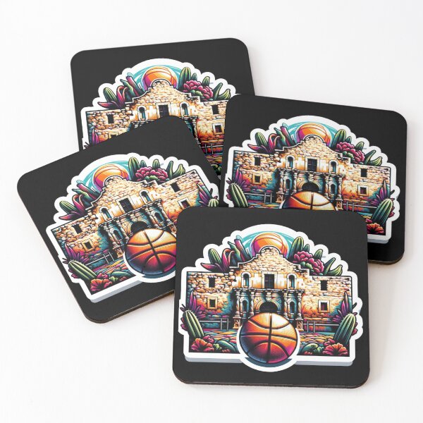 Item preview, Alamo Hoop Dreams designed and sold by pixelpulsenyc.
