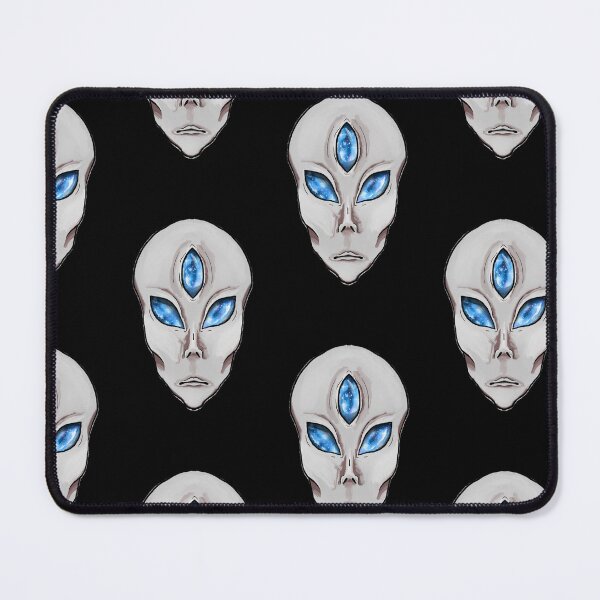 Item preview, White 3 galaxy eyed alien designed and sold by Bailey Swinney.