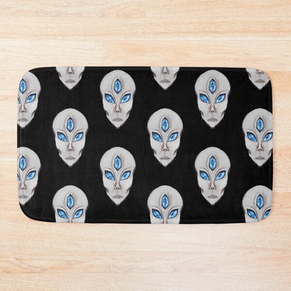 Item preview, White 3 galaxy eyed alien designed and sold by Bailey Swinney.