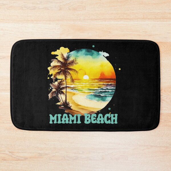 Item preview, Miami Beach,  Florida, Miami Beach Vintage Sunset, Miami Sunrise, Beach Lifestyle, Spring Break, Tropical Vacation designed and sold by Sun Sand & Sea Art.
