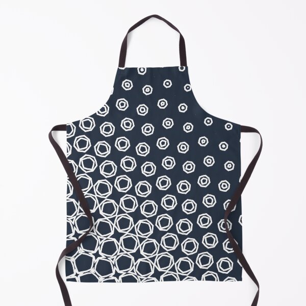 Item preview, Morphing Circular Shapes On Navy Background designed and sold by patternsbyposh.