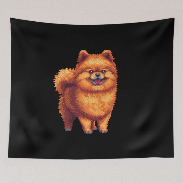 Item preview, Pixel Pomeranian designed and sold by CUTEDOGGIEZ.