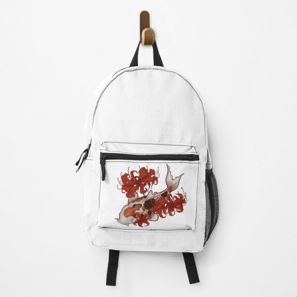 Item preview, Koi fish with spider lilies designed and sold by Miska-art.