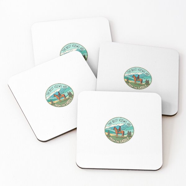 Item preview, English Countryside Saddle View Watercolor Landscape designed and sold by NiftyWrx.